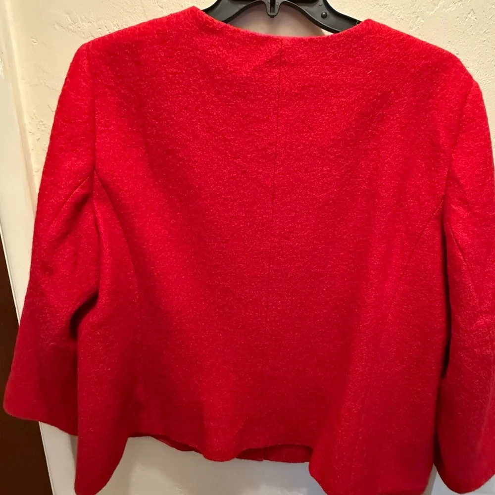 Red Button-Up Jacket - Picture 3 of 9